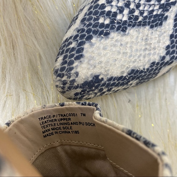 Steve Madden Trace Python snake slip on mules sz 7 - Picture 6 of 7